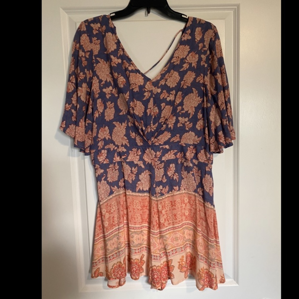 Printed Romper